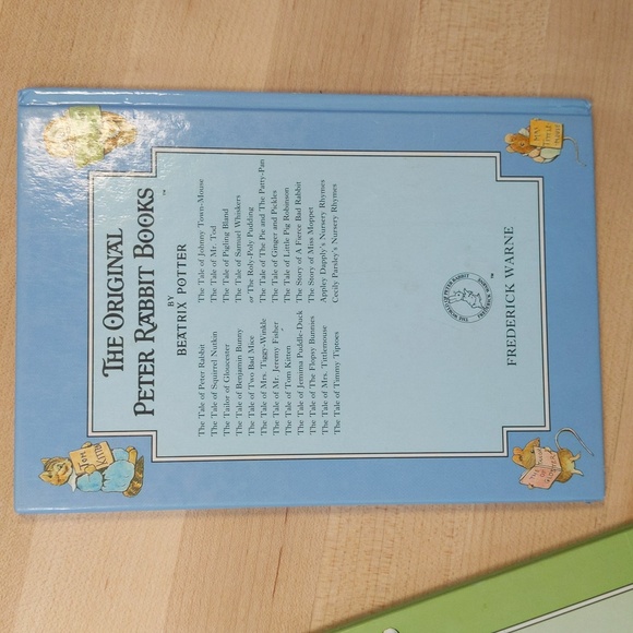 beatrix potter 2-pack hardcover kids book bundle Peter Rabbit Squirrel Nutkin - Picture 2 of 8